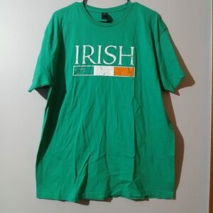 Gildan Green Irish Short Sleeve Tee Men's XLT